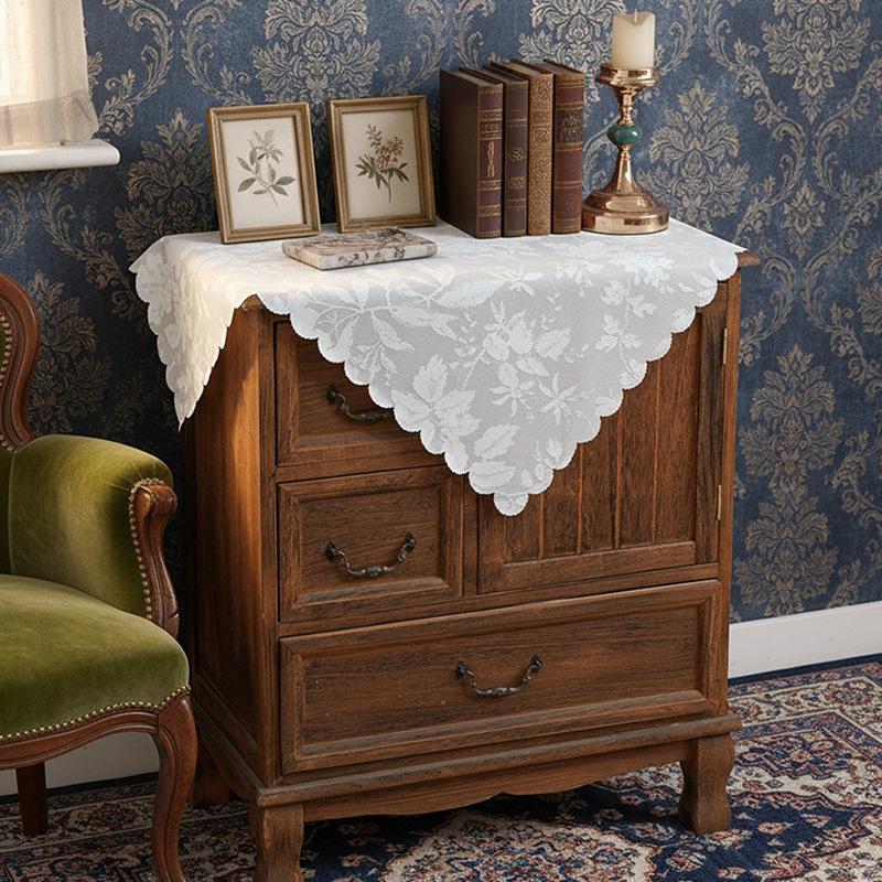 Japanese Retro Pastoral Rectangular Tablecloth: Dustproof, Heat-Resistant Dining or Coffee Table Cover