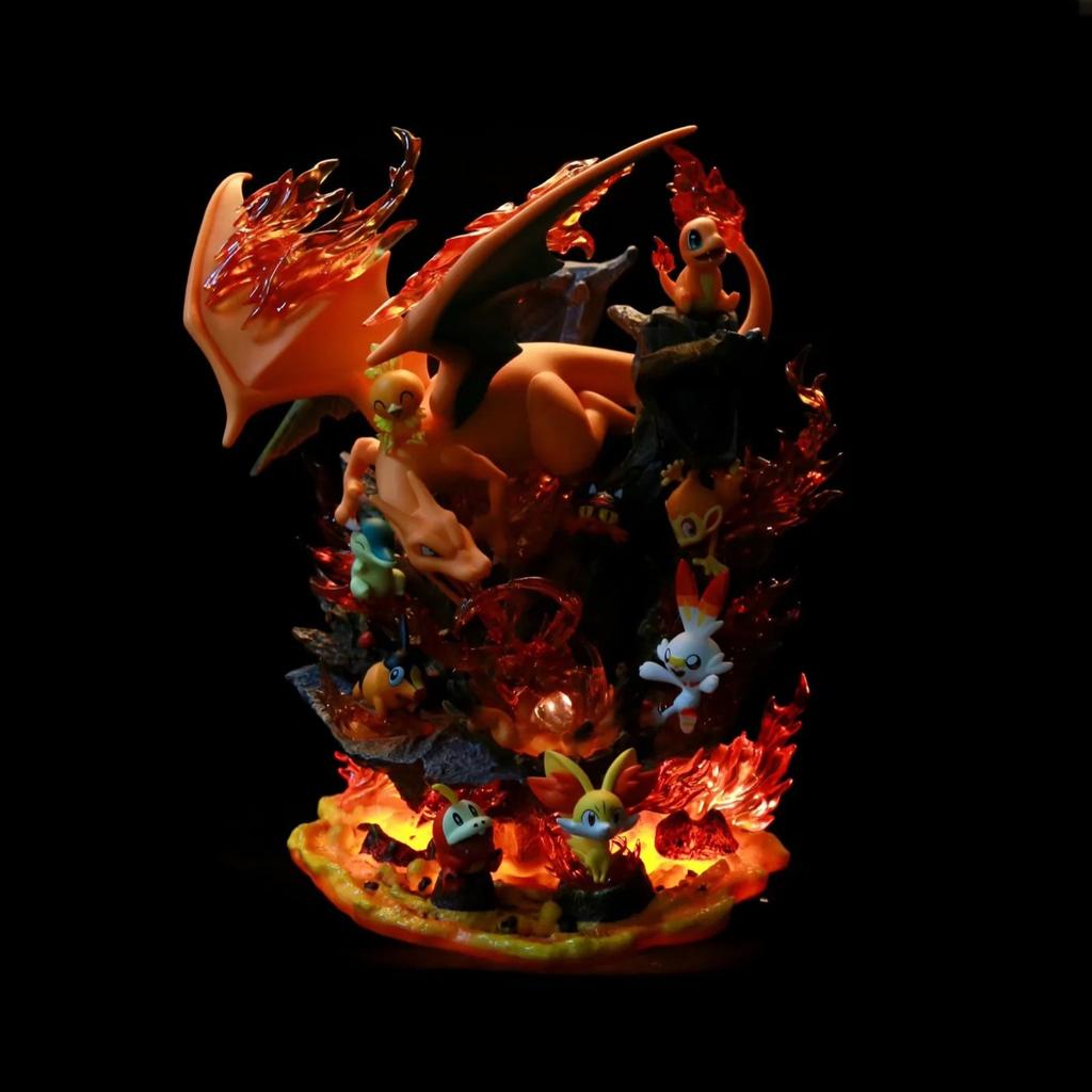 Pokemon Gk Water Squirtle Water Arrow Turtle, Burst Dragon, Fire, Small Fire Dragon, Boxed Figure