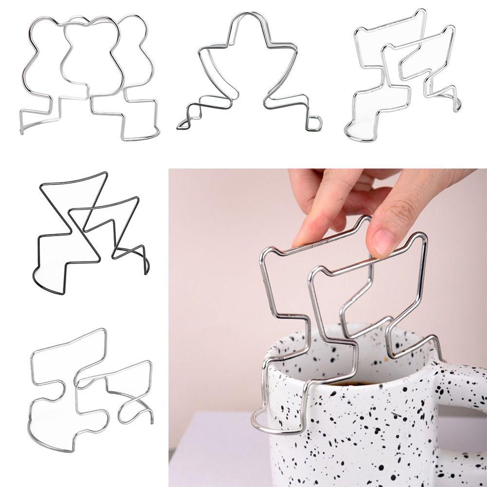 Reusable Coffee Filter Shelf 304 Stainless Steel Coffee Filter Paper Holder Coffee Dripper Holder