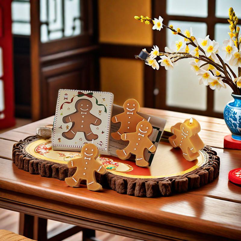Gingerbread Man Scented Christmas Candle Ornament