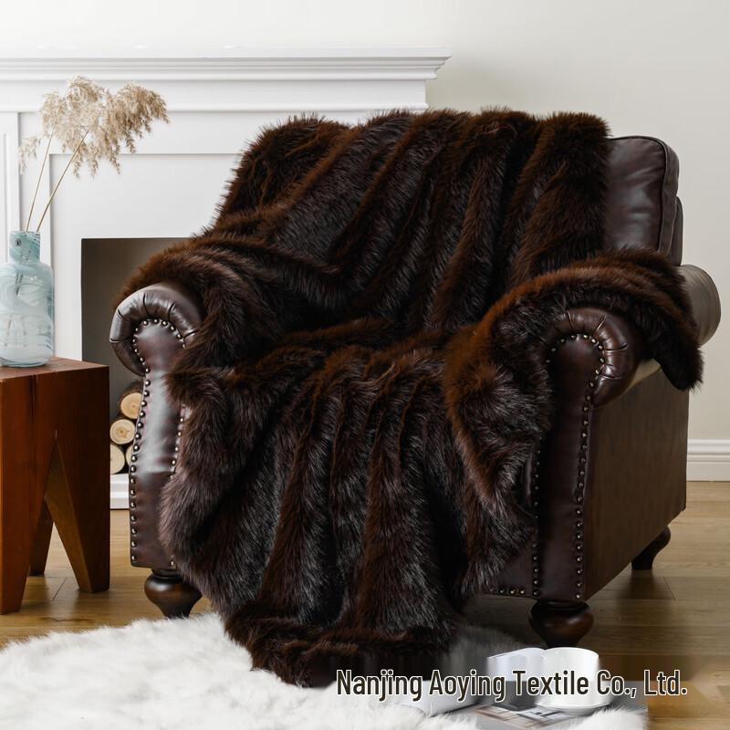 Coperta in Finta Pelliccia di Lusso Leggero GPPNKC