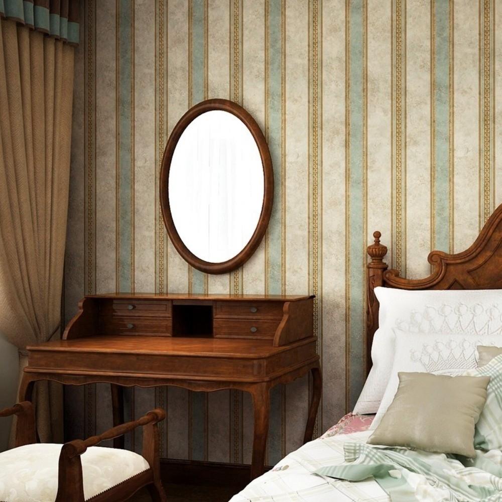 Non-woven Fabric Self Adhesive Wallpaper Aluminum Foil Bottom TV Background Wall Paper Bedroom