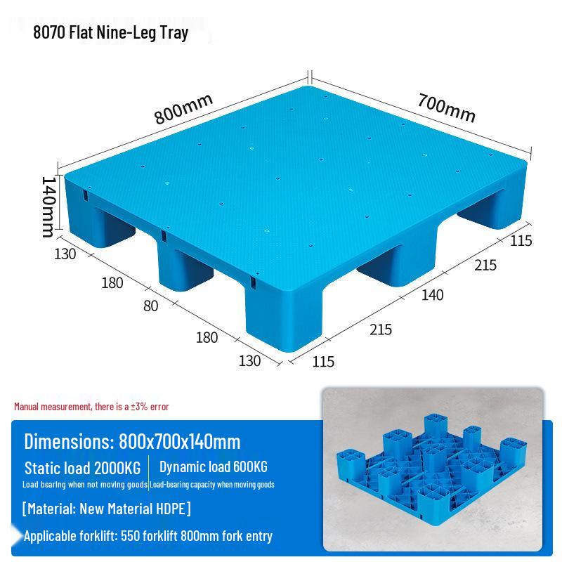 Waterproof Moisture-Proof Pallet Mat for Forklift and Washing Machine