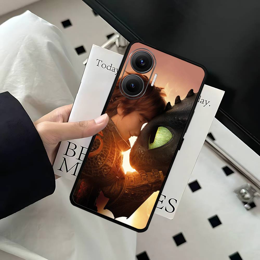 Movie How To T-Train Your D-Dragon Phone Case For Xiaomi Mi 5X 8 9 10 11 12 Lite Pro 10T PocoX3pro PocoM3 Note 10 Pro Lite