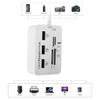 USB-C 7-in-1 Docking Station: USB 3.0 Hub, Card Reader, Aluminum High-Speed Splitter