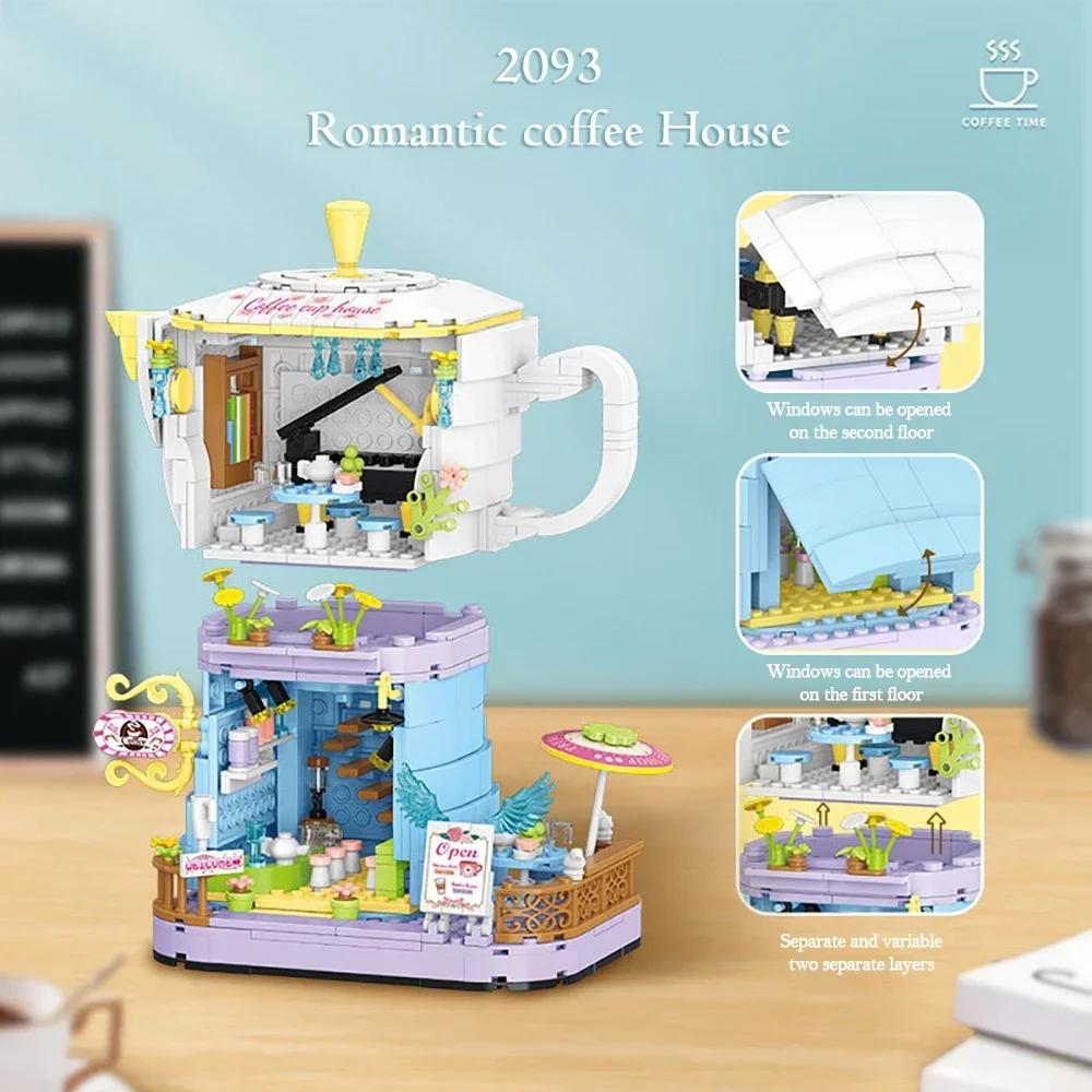 DIY Building Blocks Kits 3 Combination Series House Model Box City street Modular Street View Model Bricks Toy Set Gift for Kids