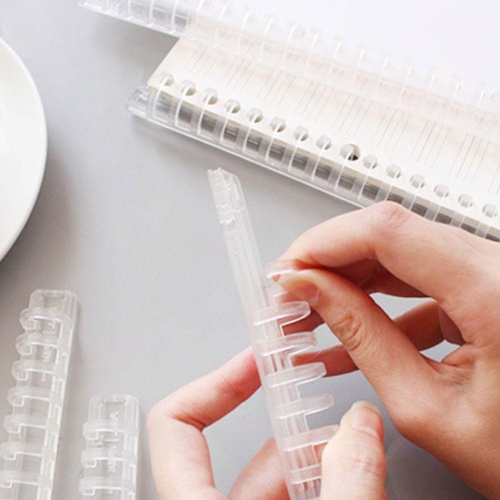 Binder Circle Ring Plastic Comb Bindings Loose Leaf Book Binder Rings Notebook Binding Spines
