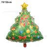 Christmas Balloons Special-Shaped Aluminum Film Balloons Santa Claus Merry Christmas Arrangements Christmas Eve Decorations