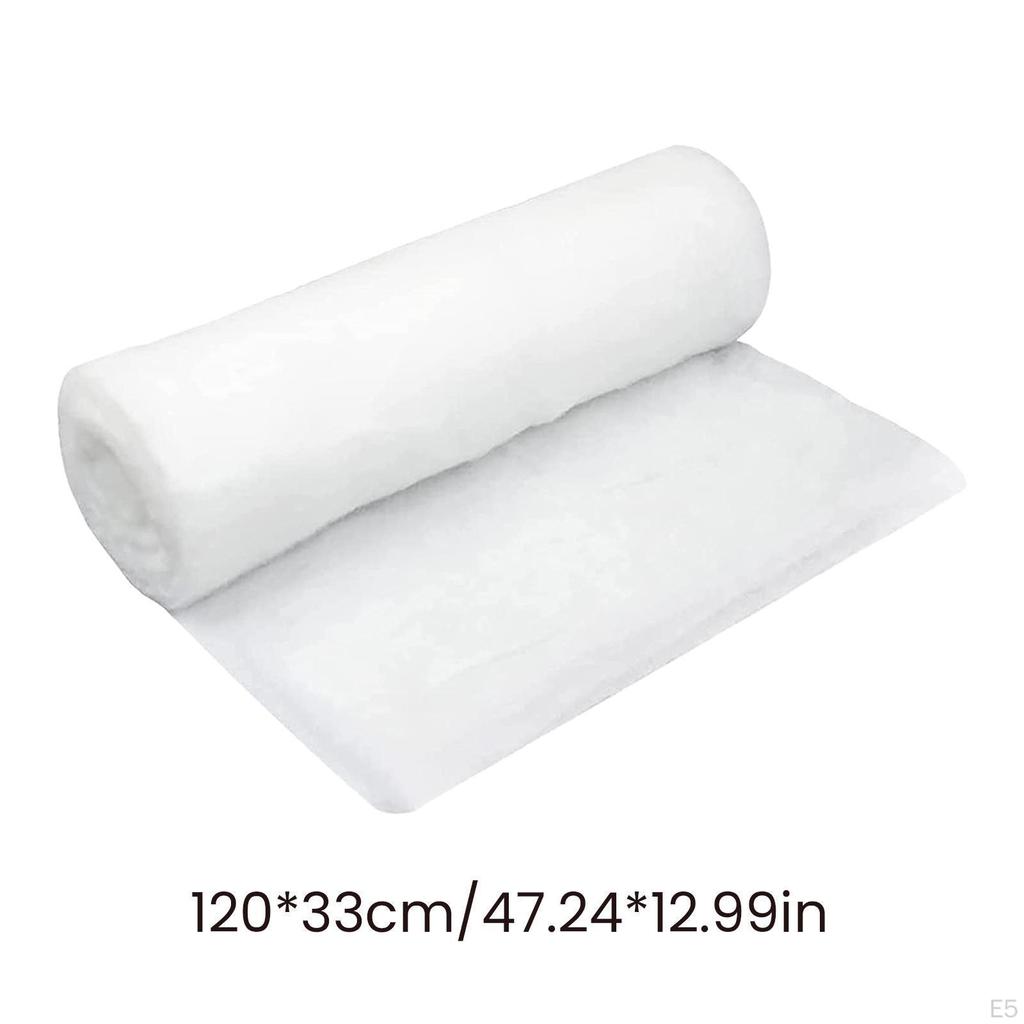 Artificial Christmas Snow Roll Soft Blanket for Holiday Village Indoor Year Decor