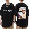 Singer Britney Spears Beautiful Photo T-Shirt Fashion Design Hip Hop T Shirts Men Women Oversized Casual Cotton Classic T Shi...