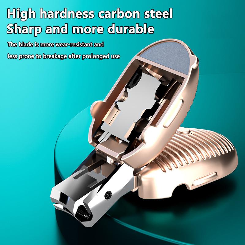 Mini All Steel Foldable Nail Clipper Travel Portable Nail Clipper With Keychain Manicure Tool