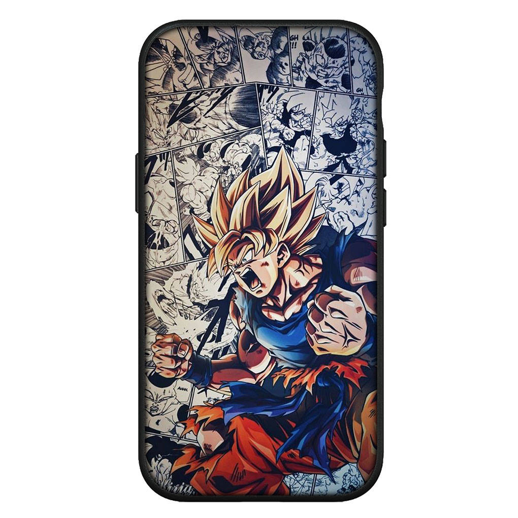 Cover for iPhone 16 15 Xiaomi Redmi Note 14 13 12 11 Pro Max X 16e Samsung Galaxy S25 S24 S23 Moto OPPO Huawei Dragon Ball DragonBall Goku Phone Case
