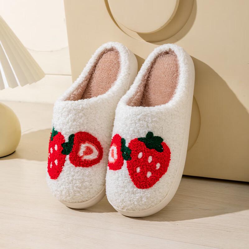 Winter Cartoon Plush Cotton Home Slippers
