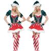 Adorable Green Christmas Party Stage Skirt Costumes For Festive Cosplay Fun