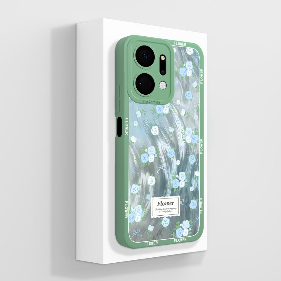 Für Honor X7 X7A X7C X7D X70 Hülle Anime Faule Katze Funda Für Honor X 7 Weiche Flüssigsilikon Handy-Rückseite Vollschutzhülle