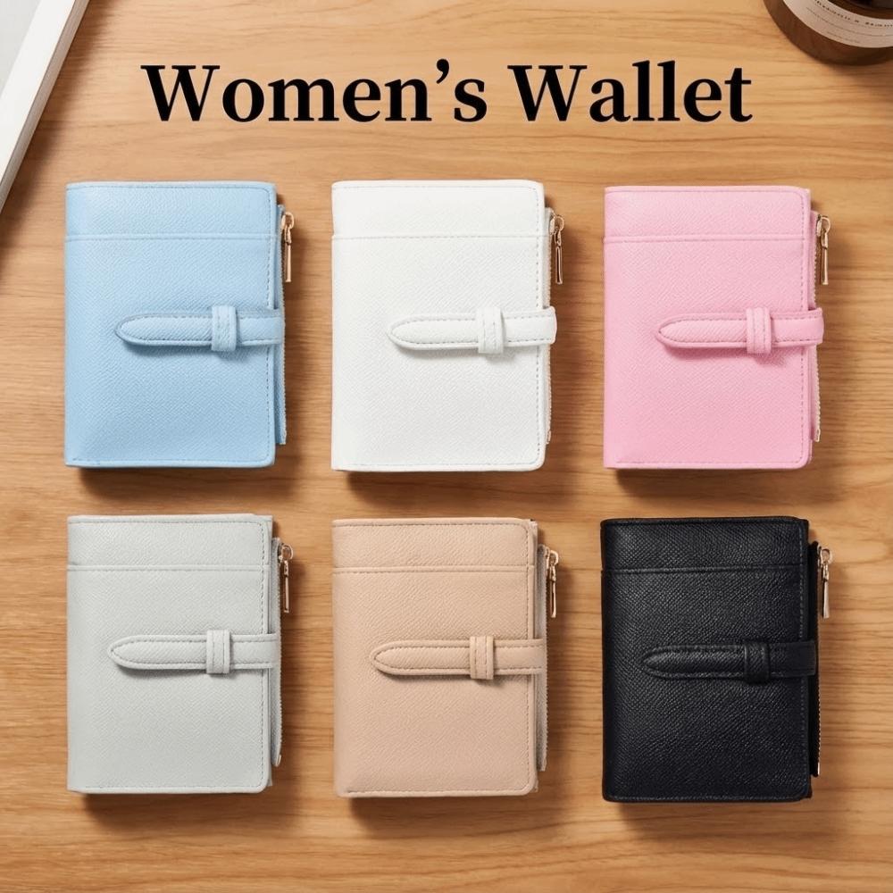 2 Folds Women's Wallet Multi-Cards Slot Small Card Bag Gift Mini Coin Pocket  Student