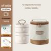 304 Stainless Steel Multi-Layer Insulated Lunch Box - Portable Bento for Students & Office Workers