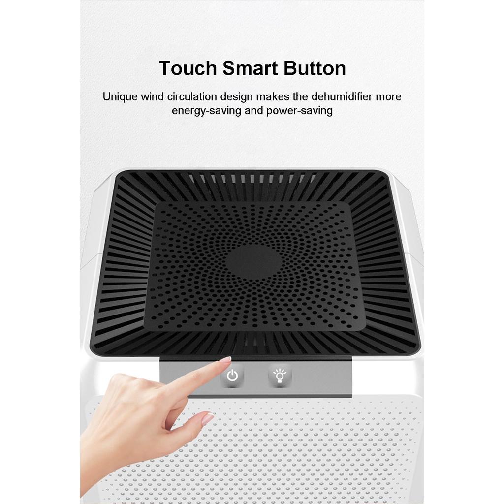 1500ML Air Dehumidifier Ultra Quiet Moisture Absorbing Air Dryer for Wardrobe Home Use Electric Mini Semiconductor Dehumidifier