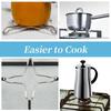 1pcs Gas Stove Support Stand, Stainless Steel Stand, Camping Iron Stove Ring, Heat Diffuser, Small Pot Stand, Kitchen Cooking