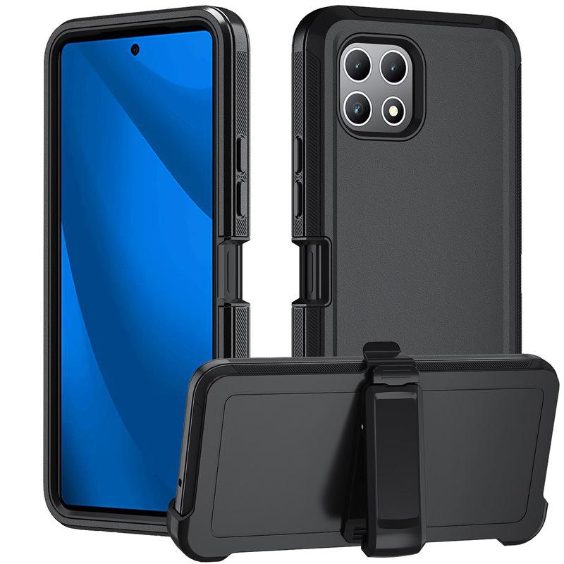 Защитный чехол Revvi7Pro T-Mobile 3-в-1 с задним зажимом Revvi 7Pro Case Only чёрный
