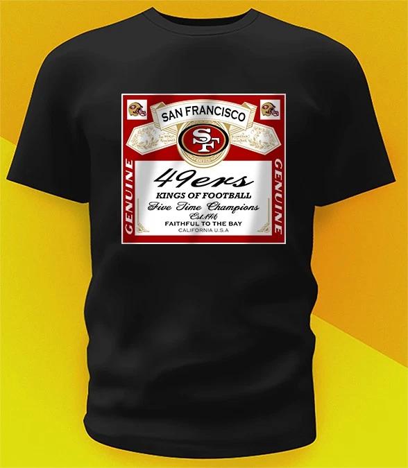 San Francisco 49ers Kings Of Football Shirt Sizes From Adult 6XL to Youth sizes 2XL