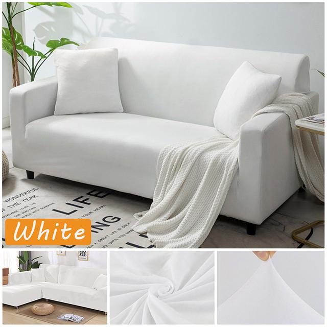 Elastic Plain Solid Sofa Cover Stretch Allinclusive Couch Cover For Living Room Corner Armchair Sofa Case L Shape Need Buy