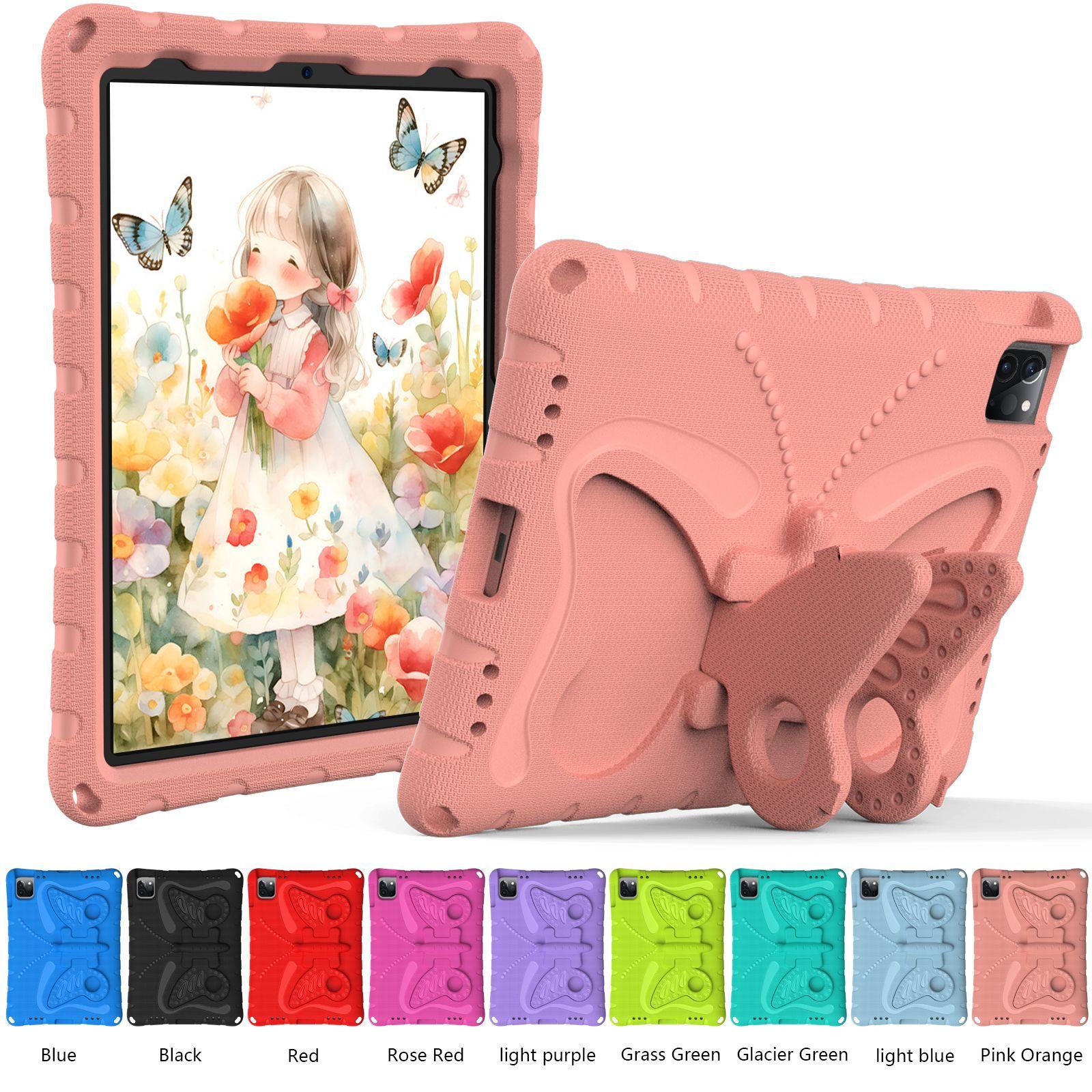 Étui EVA pour Enfant pour iPad 10.2 7e 8e 9e 10e 11e A16 Housse antichoc Support pour iPad Étuis iPad Air 3 Pro 10.5 Funda ipad Pro 11 2024 M4 rose