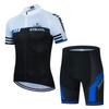 Men Women Cycling Jersey Bib Shorts Set Quick Dry Breathable Bike Riding Outfit Road Mountain Biking