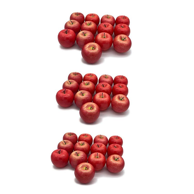 

Realistic Fake Apples 39 PCS - Fake Fruits,Decorative Fruit For Decoration (Red)-B61B красный