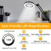 LED Desk Lamp with Magnifier Dimmable Eye-Care USB Reading Light for Work Repair Skincare Beauty Memory Function Led Table Lamp
