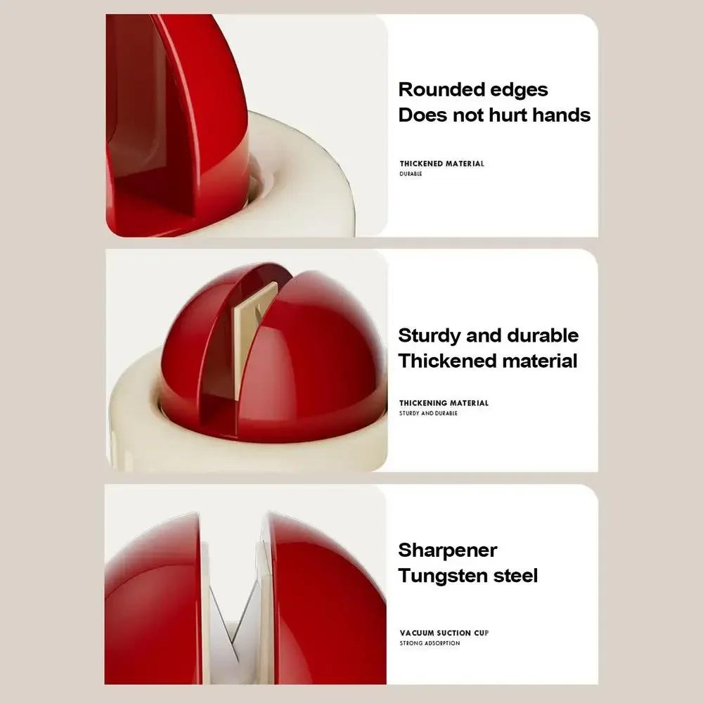1 BUC Pietră de ascuțit cu ventuză Ascuțitor profesional pentru cuțite Piatră de ascuțit cu ventuză Ascuțitoare Instrument de bucătărie