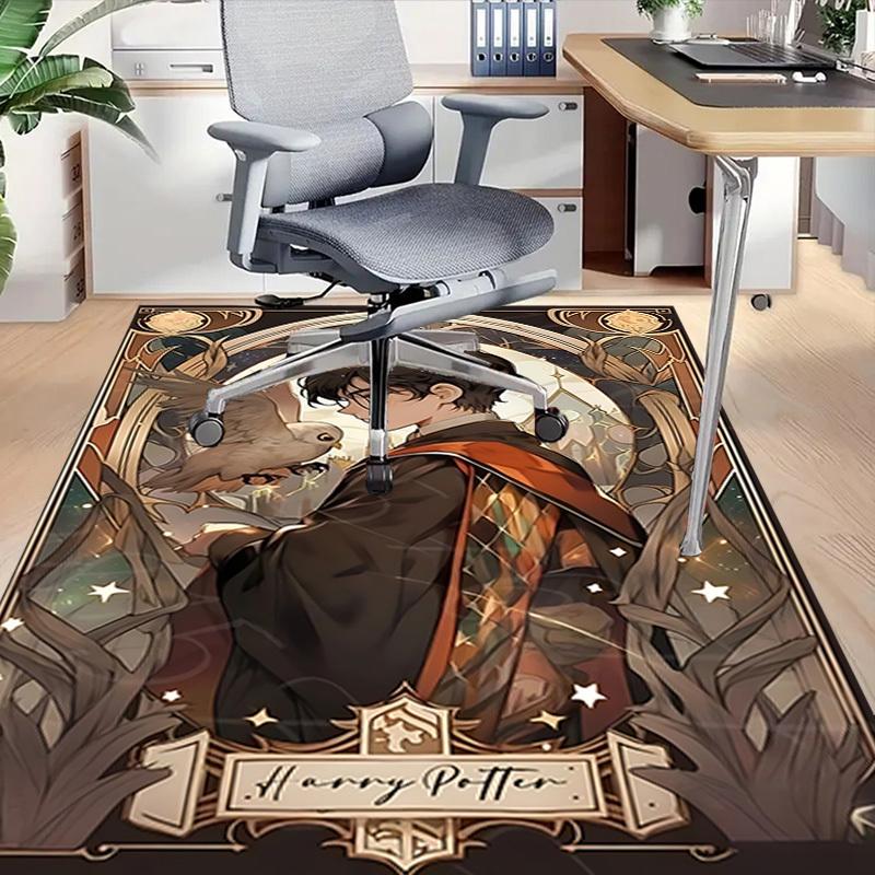 1pc Harry Potter Carpet, for Home & Office Decor, Desk Chair Carpet, Festive Gift,Conference Room CarpetL1224