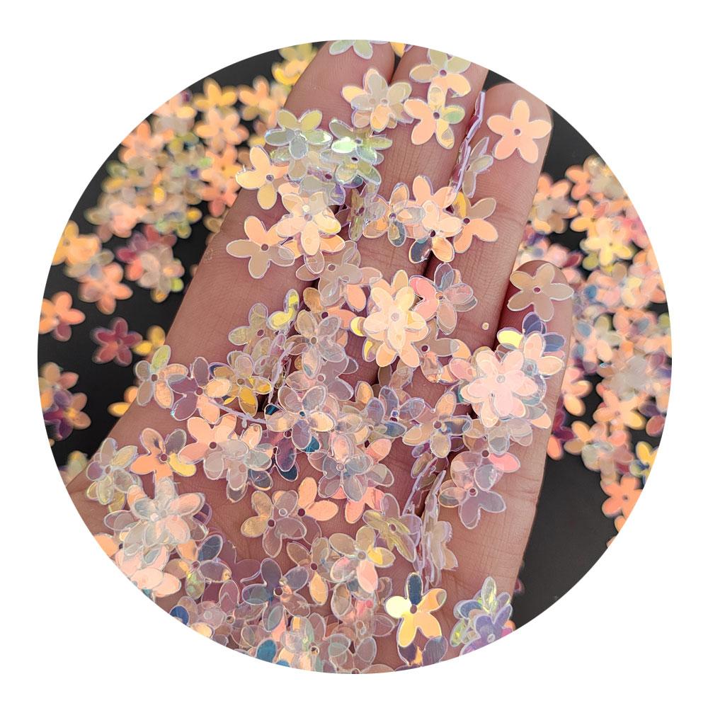 250G/Bag Christmas Snowflakes Flower Glitter Nails Art Decoration Christmas Sequins DIY Slime Supplies Accessories