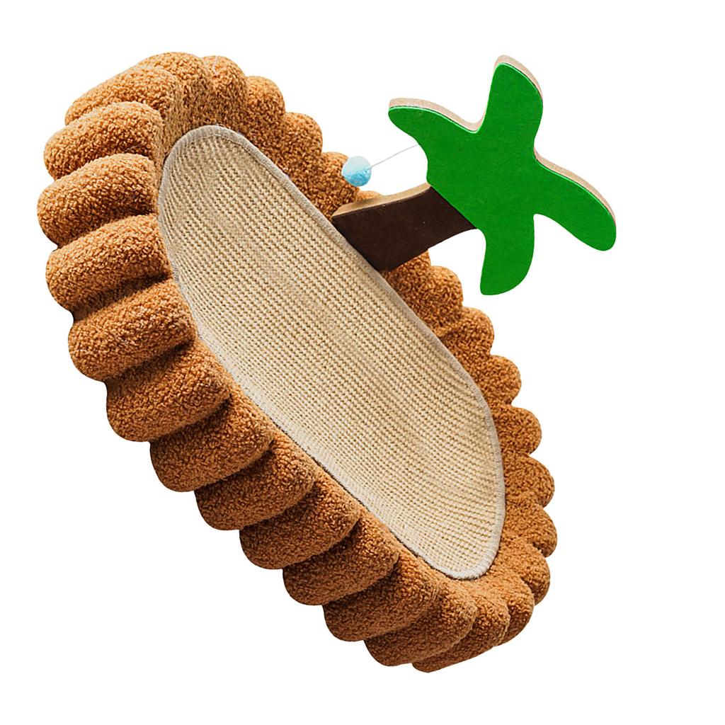 Cat Scratcher Bed Coconut Tree Decoration Cat Scratching Pad Abrasion Resistant Sisal Pet Scratcher Lounge Bed for Home