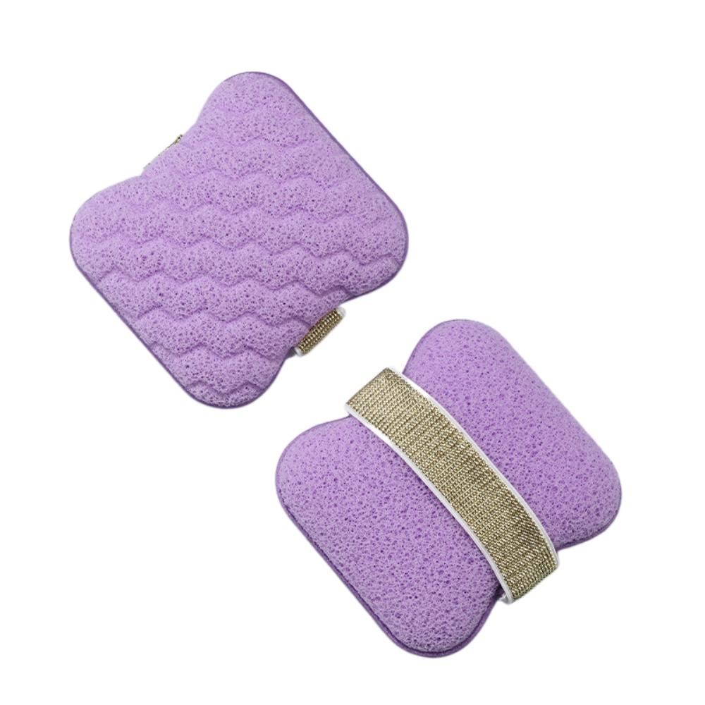 1PC Soaps Saver Foaming Sponge Soap Bag Exfoliating Thickened Bathing Bubble Maker Easy to Hold Ripple Nylon Soap Pocket