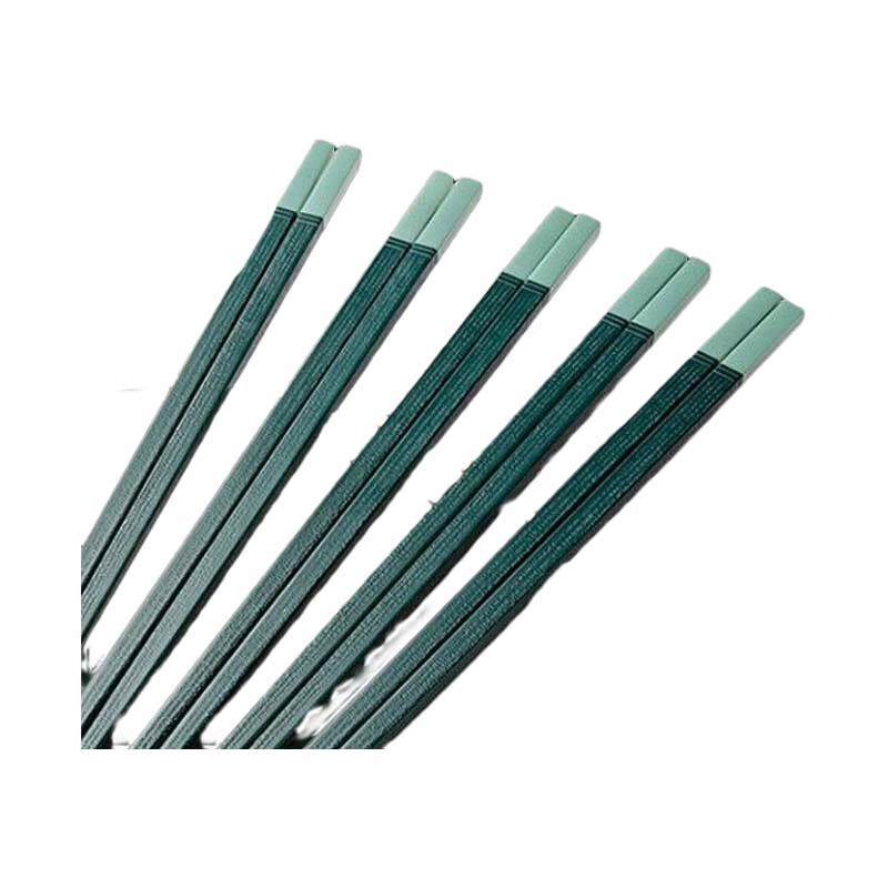 Shenmo Nordic Style Alloy Chopsticks - 10 Pairs