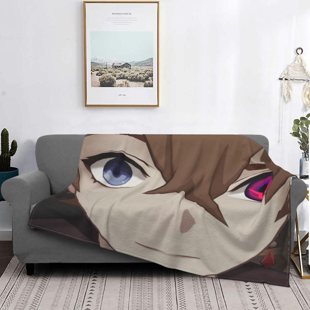 Anime Breathable Super Warm Soft Blanket for Bedding Travel Blanket Flannel