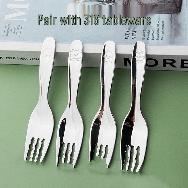 Abay Kids Stainless Steel Dinnerware Set