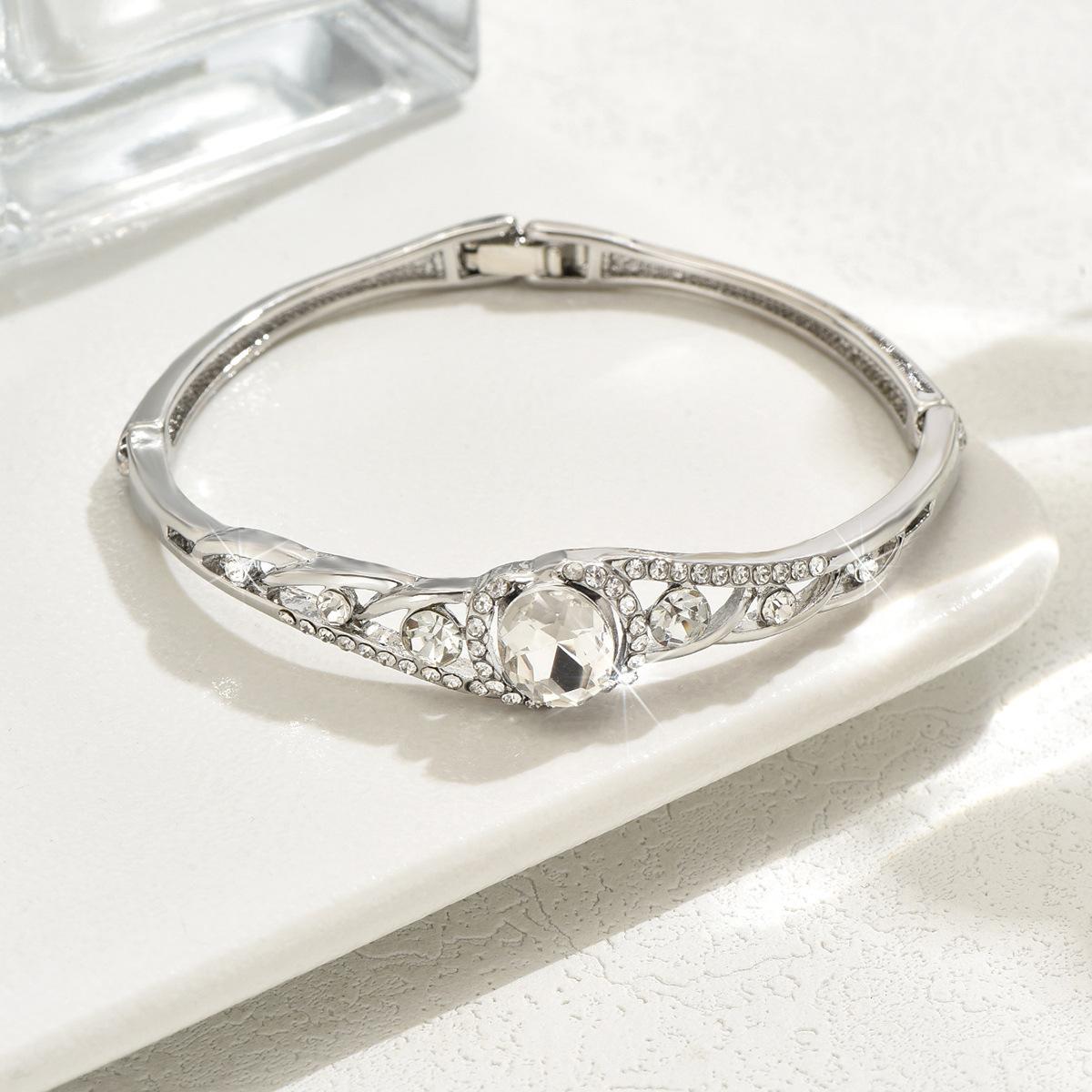 Нишевый Дизайн Высококлассный Бриллиантовый Браслет Кристалл Ручные Украшения Модные Аксессуары