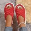 Fashion Cross Strap Slippers Women Fashion New Females Soft Corduroy Platform Home Slides Men Portable Warm Plush Sandals Women's Shoes