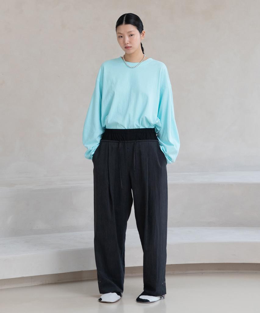 HINGE Back Blank T-Shirt / Soda Mint