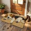 Water-absorbing Beagle Floor Mat 40*60cm Door Carpet Creativity Bathroom Carpet  Home Decor