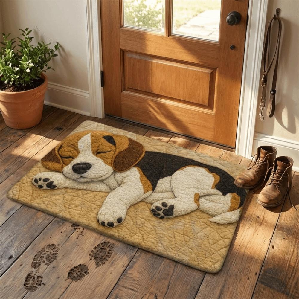 Water-absorbing Beagle Floor Mat 40*60cm Door Carpet Creativity Bathroom Carpet  Home Decor