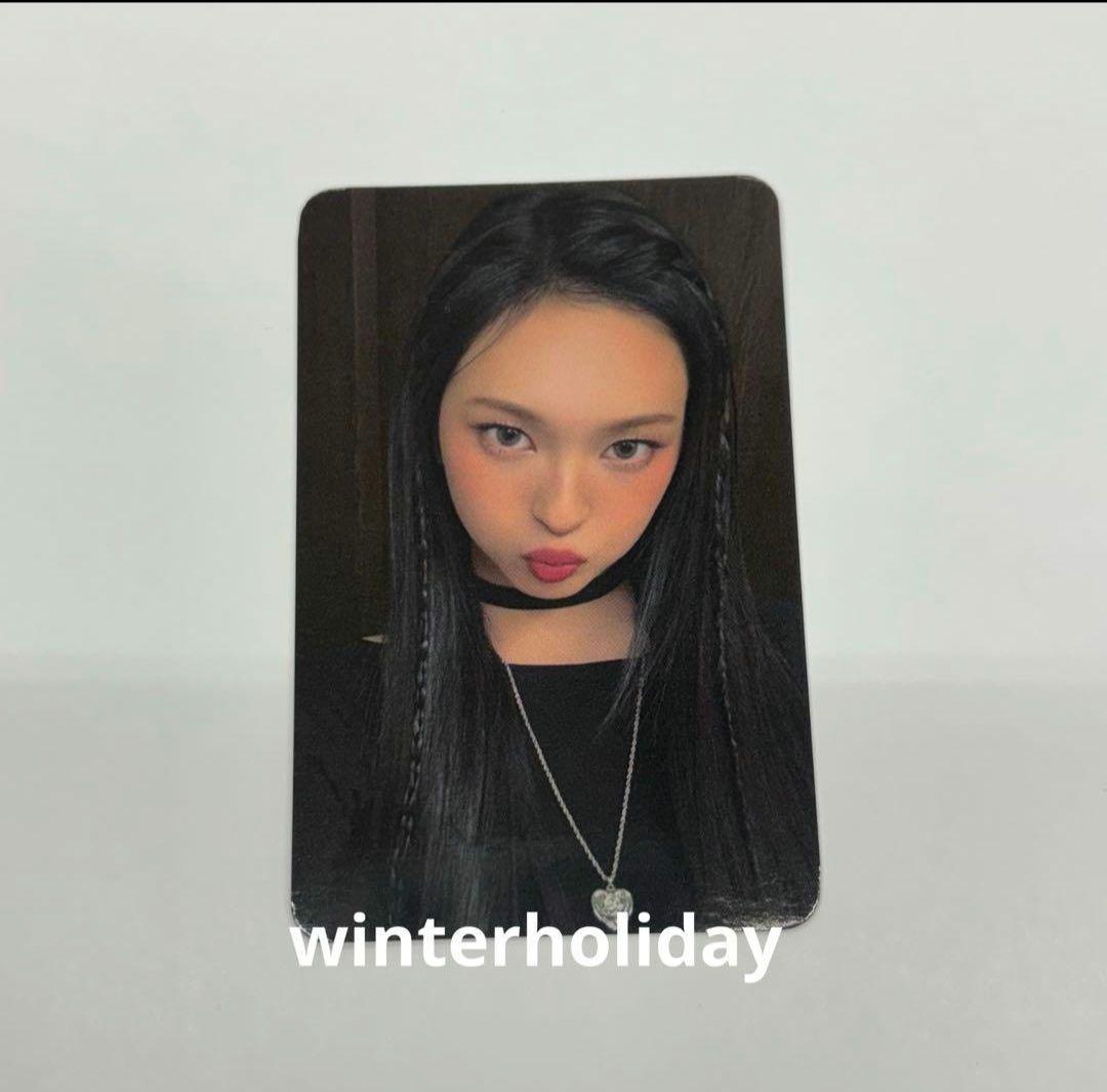 

[USED] BABYMONSTER DRIP winter holiday trading card Chikita