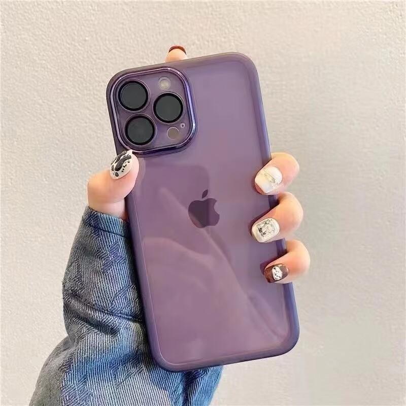 Apple Meiyan 15pro Electroplating Essence Hole 13pro Iphone14 Comes with A Stylish Protective Cover for Lens Film