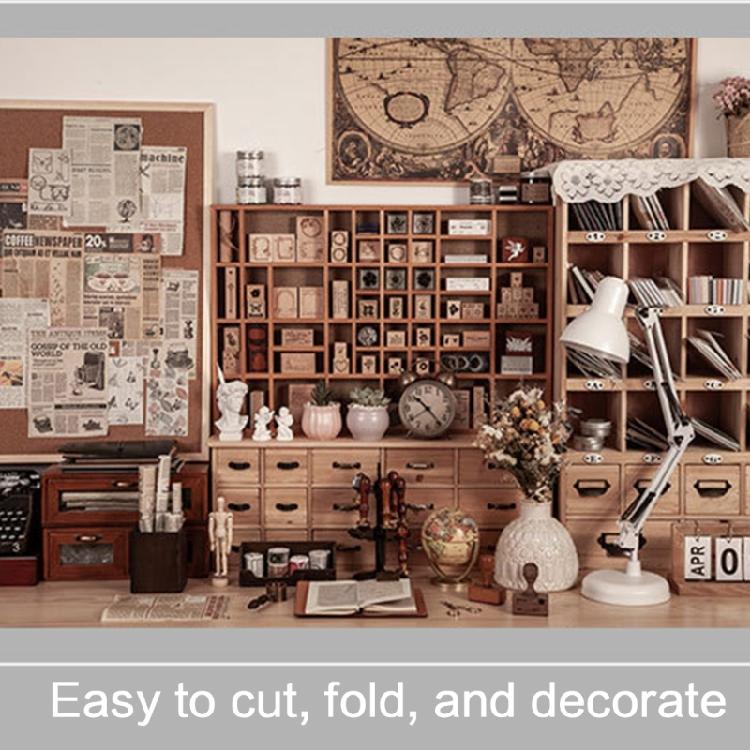 20 Sheets Scrapbooking Decoration Paper for Scrapbook Journal Planner Album Aesthetic Background Paper