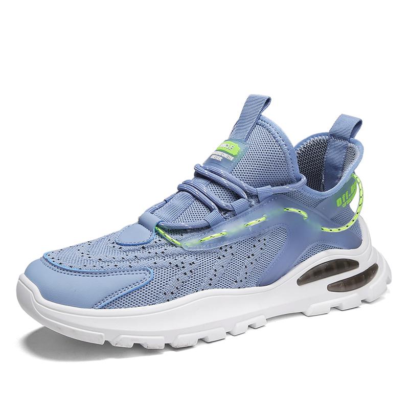 2022 Mesh Shoes Men Vulcanized Sneakers Summer Breathable Running Shoes Fashion Casual Walking Shoes Flat Shoes Tenis Masculino