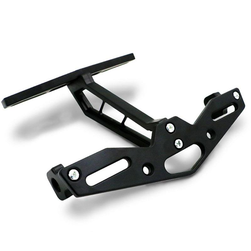 

Держатель заднего номерного знака мотоцикла с ЧПУ и светодиодной подсветкой для Suzuki ltz 400 gsr 600 750 Bandit 600 ltr 450 Bandit чёрный