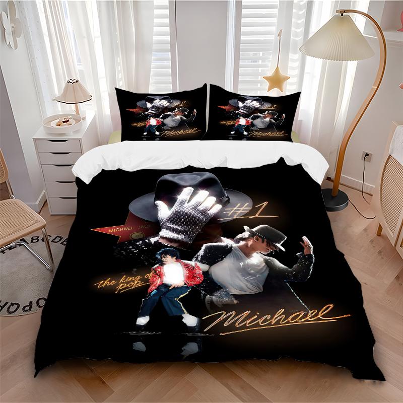 3-teilige Pop-Legenden Bettwäsche-Sets Für Alle Größen Neue 3D-Bedruckte Bettdecke Bettbezug Kissenbezug Schlafzimmerdekoration