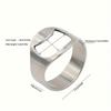 1pcs Stainless Steel Ring Bottle Opener, A Creative Ring Soda Beer Bottle Opener, A Portable Beverage Opening Tool - Durable And Easy To Use